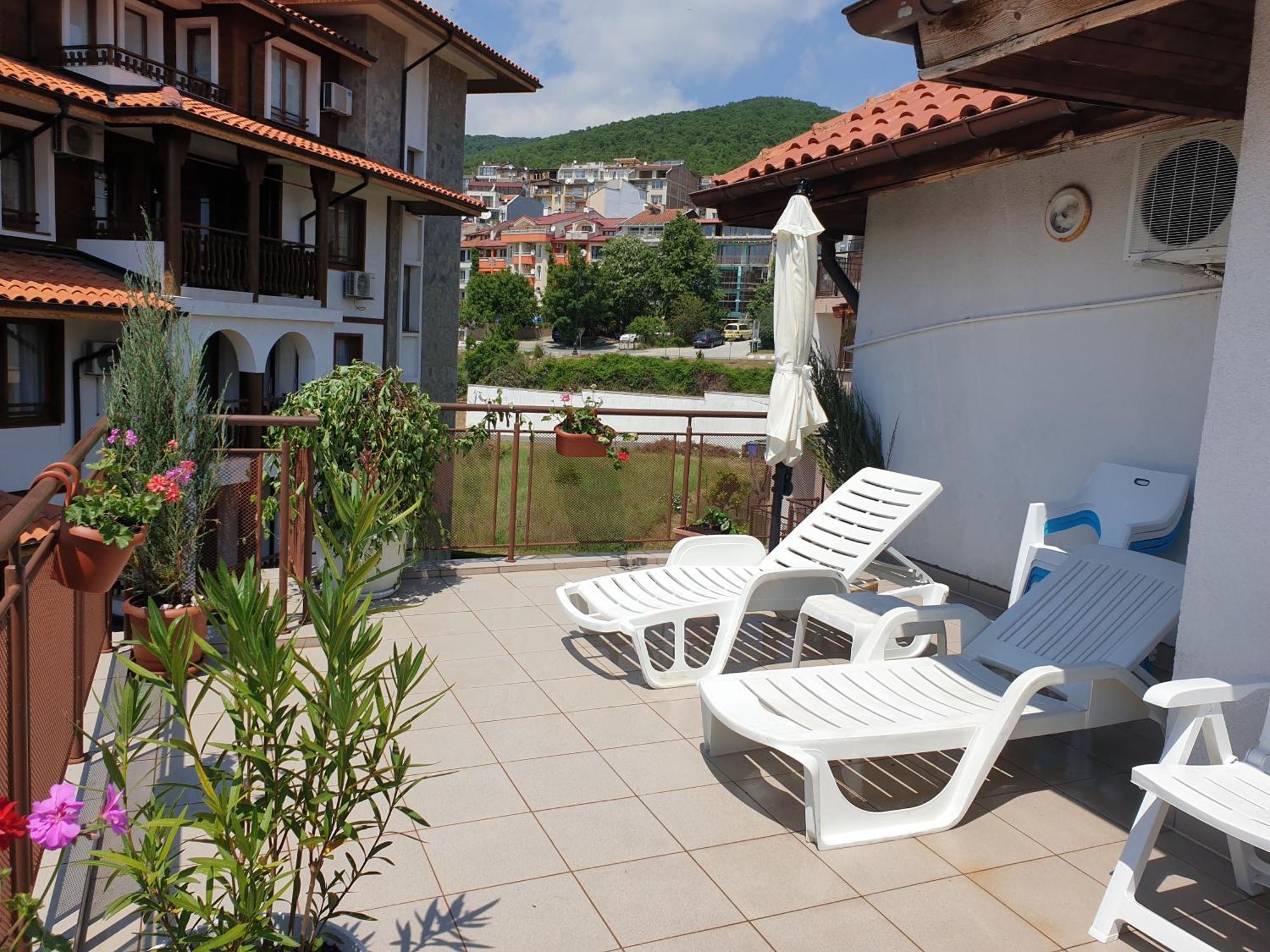 La Terrace Sea View Apartment Sveti Vlas Cameră foto
